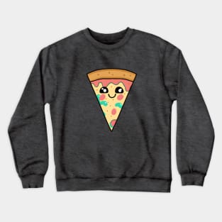 Pizza Slice Kawaii-Style Crewneck Sweatshirt